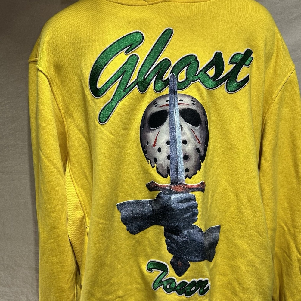 Ghost Tour Jason Mask Sword Roku Studio Hoodie Mens 3XL Wu-Tang Y2K Streetwear